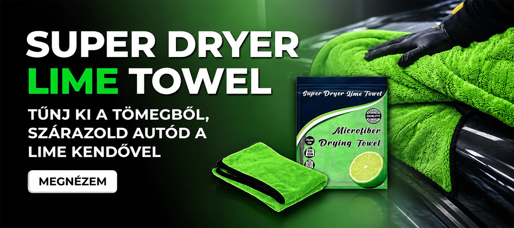 Super Dryer Lime Towel
