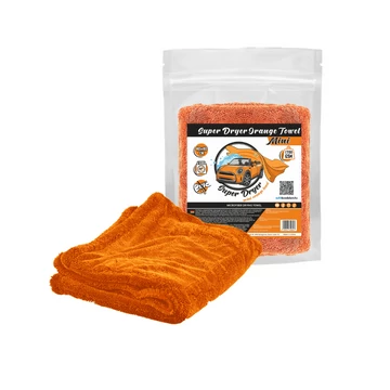 Super Dryer Mini Orange Towel - kétoldalas járműszárító törölköző 40x40cm