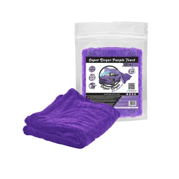 Super Dryer Mini Purple Towel - kétoldalas járműszárító törölköző 40x40cm
