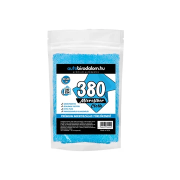 Microfiber Cloth 380 Blue - mikroszálas kendő 380gsm