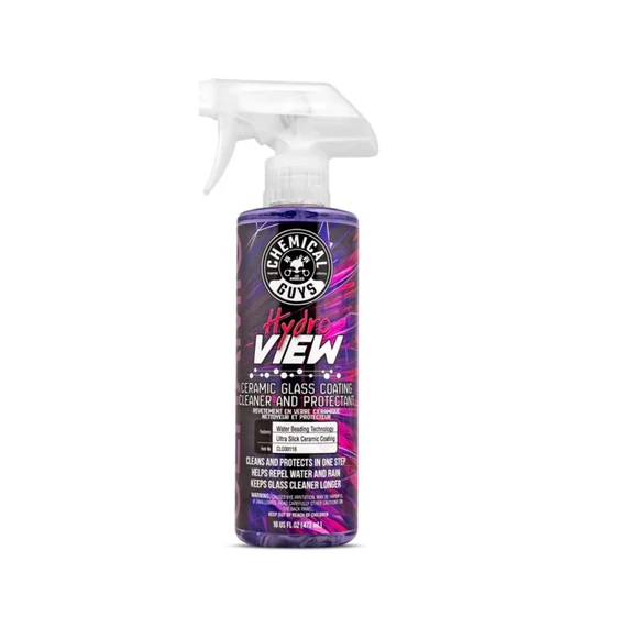 Chemical Guys HydroView Ceramic Glass Coating 473ml - kerámiás üvegtisztító és bevonat