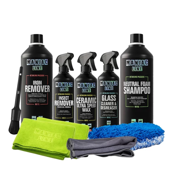 Maniac Line Exterior Cleaning Kit - Professzionális külső járműtisztító csomag
