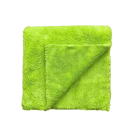 Lime Buffing Towel - ultra puha, szegélymentes mikroszálas kendő