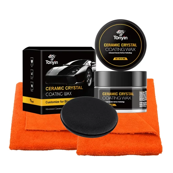 Tonyin Ceramic Crystal Coating BLACK WAX Kit - Kerámiawax csomag