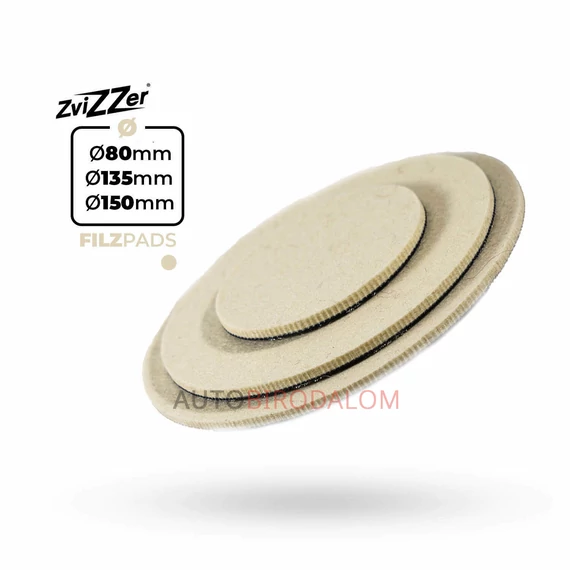 ZviZZer Glass Pad - üvegpolírozó korong 135/3mm