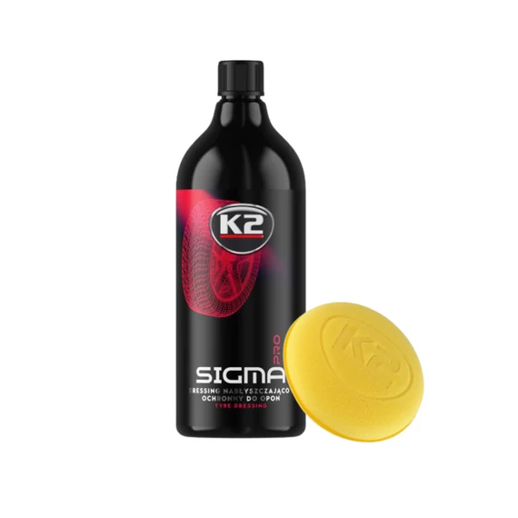 K2 Sigma Pro - Gumi és Külső Műanyag Ápoló Ajándék Applikátorral 1000ml